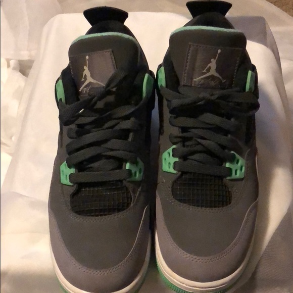 Sz 5 GS Green Glow Retro 4 Jordan - Picture 4 of 8